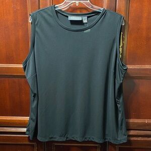 Lane Bryant Black Sleeveless Tank Top